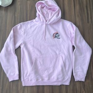 Pink oversized hoodie